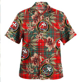 Cheyne Tartan Clan Crest Badge Aloha Hawaiian Shirt Tropical Old Style UF56 Cheyne Tartan Tartan Today